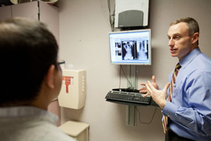 patient and physician University Orthopedics Rhode Island